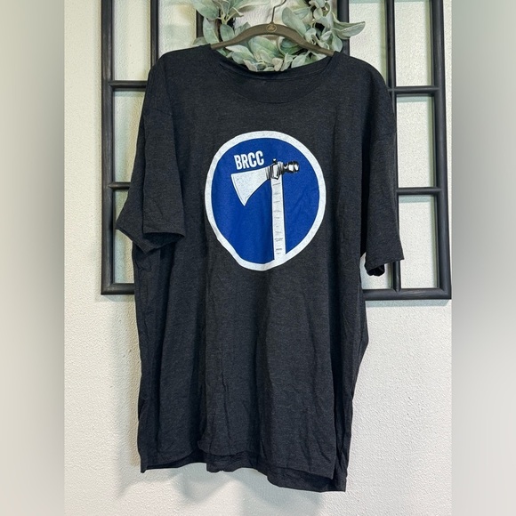 NIP Black Rifle Coffee Company Tomahawk T-Shirt, Vintage Black Gray Heather - Picture 3 of 3